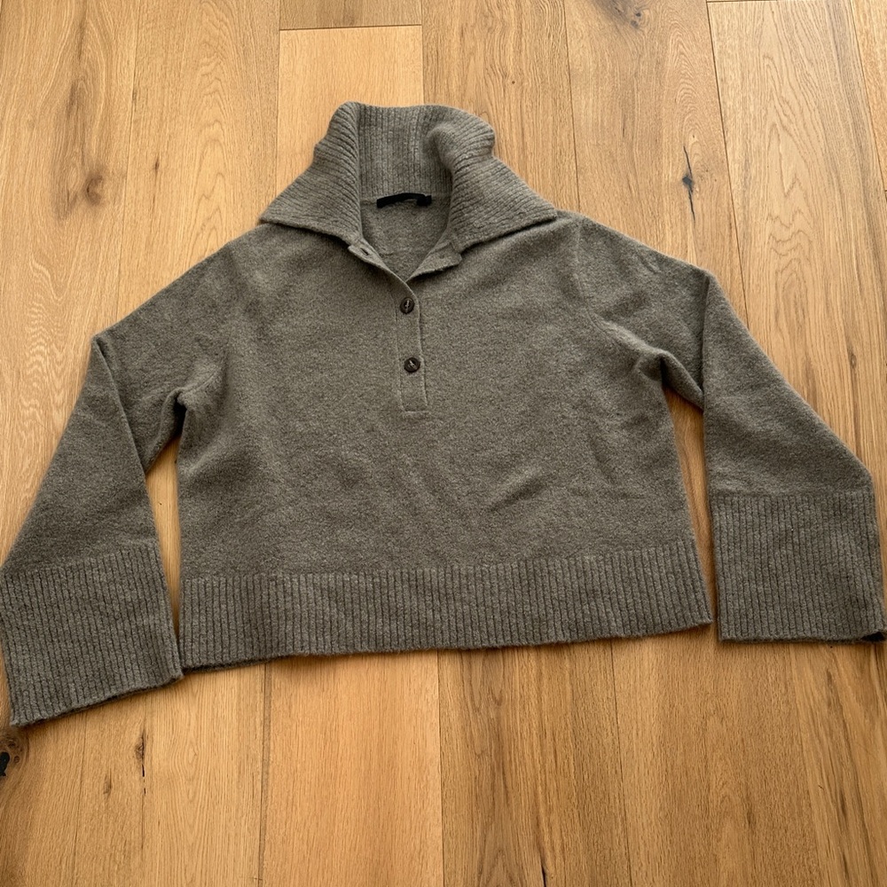 Jenni Kayne Olive Cowl Neck Sweater